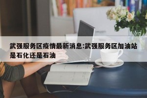 武强服务区疫情最新消息:武强服务区加油站是石化还是石油